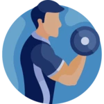 fitness tracker android application logo